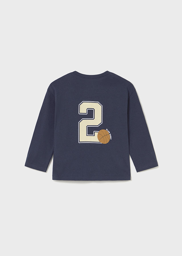 Camiseta m/l "basket" - mayoral - Baby menino - AW25-2060