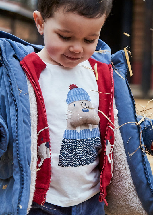 Camisola aplic. animal - mayoral - Baby menino - AW25-2070