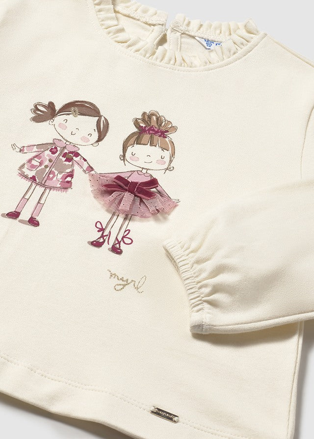 Camiseta m/comp. clássica - mayoral - Baby menina - AW25-2075