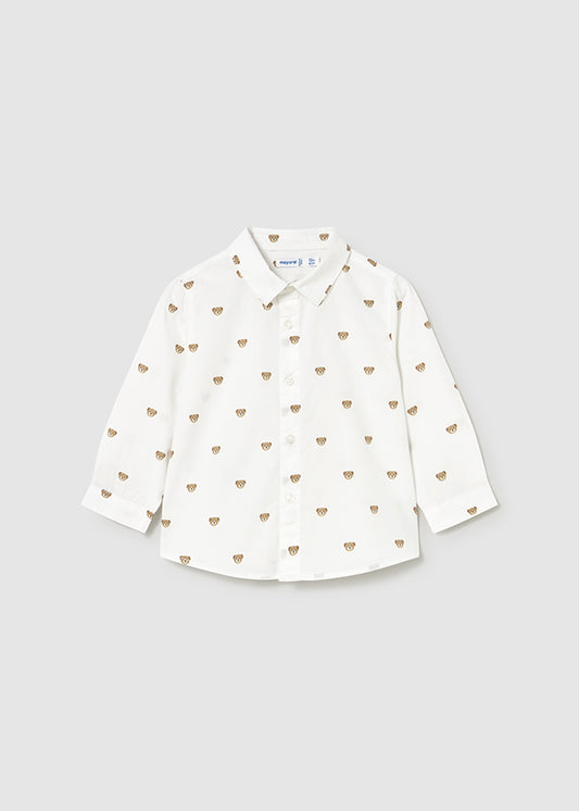 Camisa m/comp. estampada - mayoral - Baby menino - AW25-2107