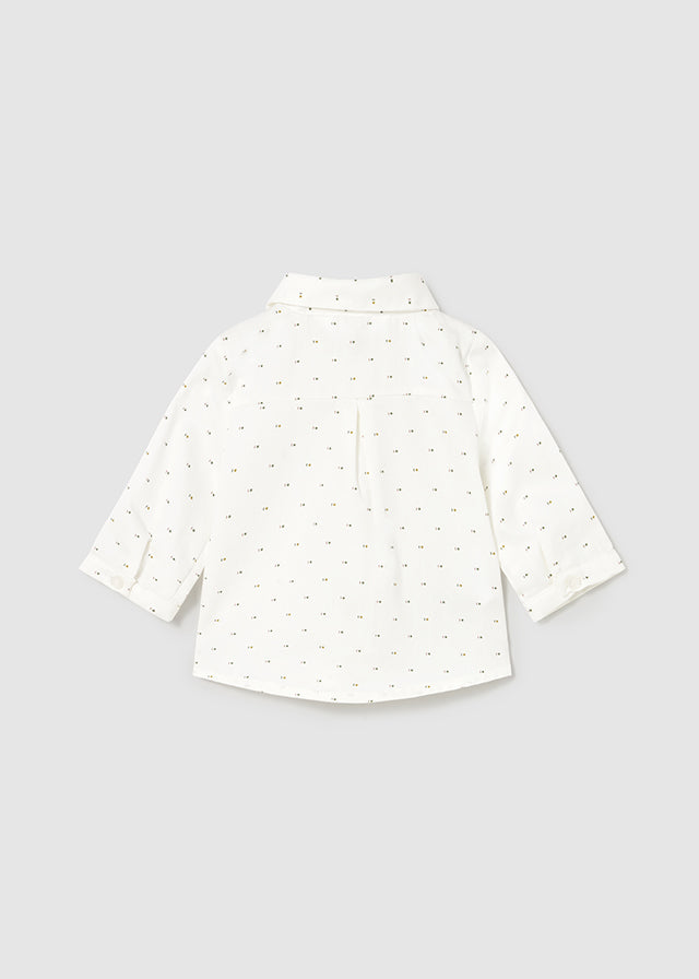Camisa m/comp. laço - mayoral - New Born menino - AW25-2196