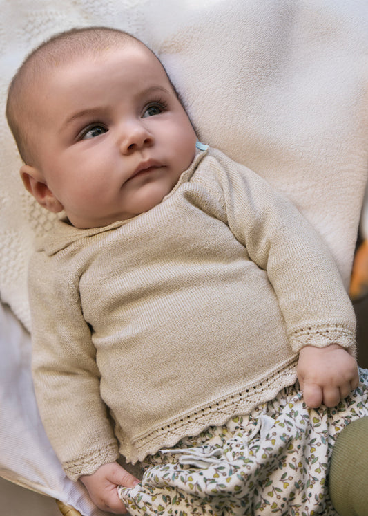 Conj. short e meia calça tric - mayoral - New Born menina - AW25-2256