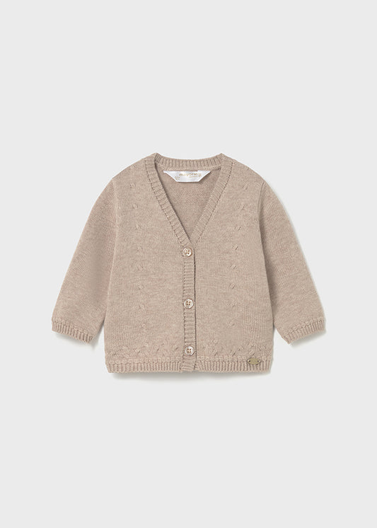 Casaco gola bico tricô - mayoral - New Born menino - AW25-2338