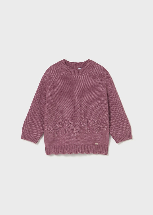 Jersey estrutura flores - mayoral - Baby menina - AW25-2352