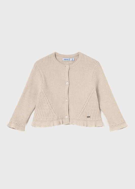 Casaco tricot comprido - mayoral - Baby menina - AW25-2358
