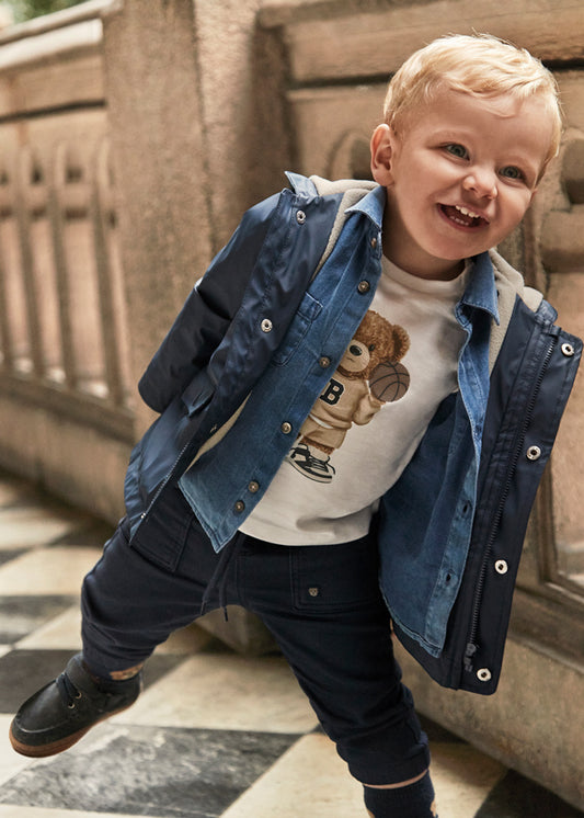 Calça jogger sarja soft - mayoral - Baby menino - AW25-2503
