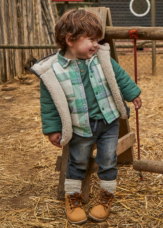 Calça soft denim jogger - mayoral - Baby menino - AW25-2508