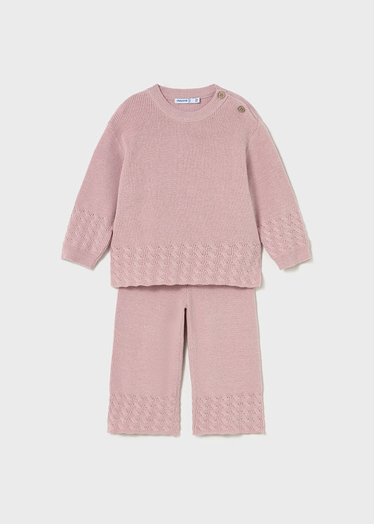 Conj. calça tricô - mayoral - Baby menina - AW25-2592