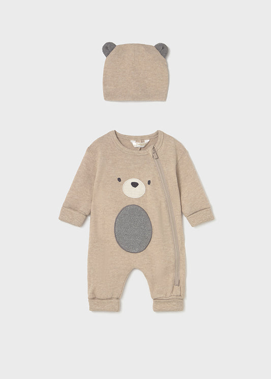 Calça com gorro soft - mayoral - New Born menino - AW25-2613