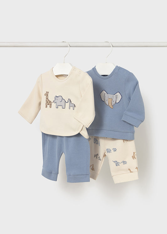 Conj. malha 4 peças - mayoral - New Born menino - AW25-2621