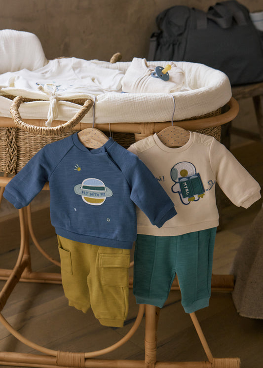 Conj. malha 4 peças - mayoral - New Born menino - AW25-2639