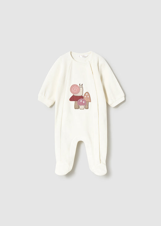 Conj. bebe tundosado - mayoral - New Born menina - AW25-2704