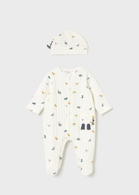 Set babygrow com gorro - mayoral - New Born menino - AW25-2717