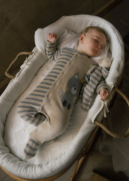 Set 2 fato bebé tundosado - mayoral - New Born menino - AW25-2719