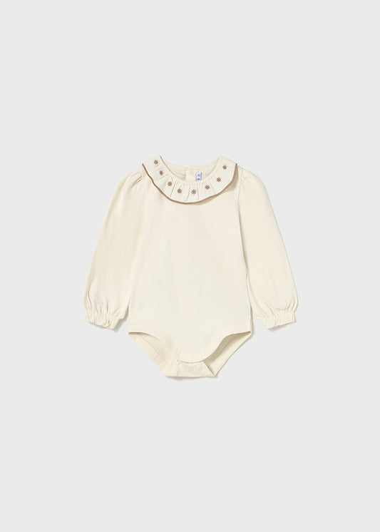 Body gola bordada - mayoral - Baby menina - AW25-2734
