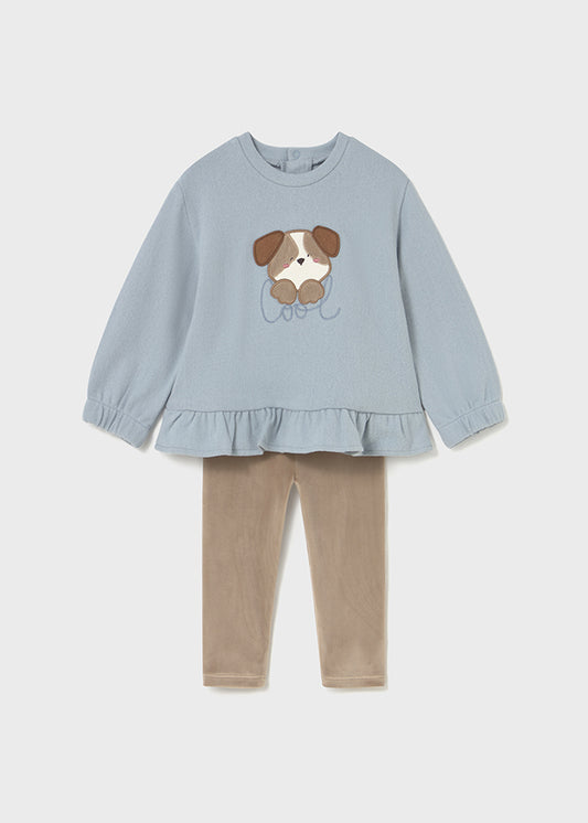 Conj. leggings sweat - mayoral - Baby menina - AW25-2738