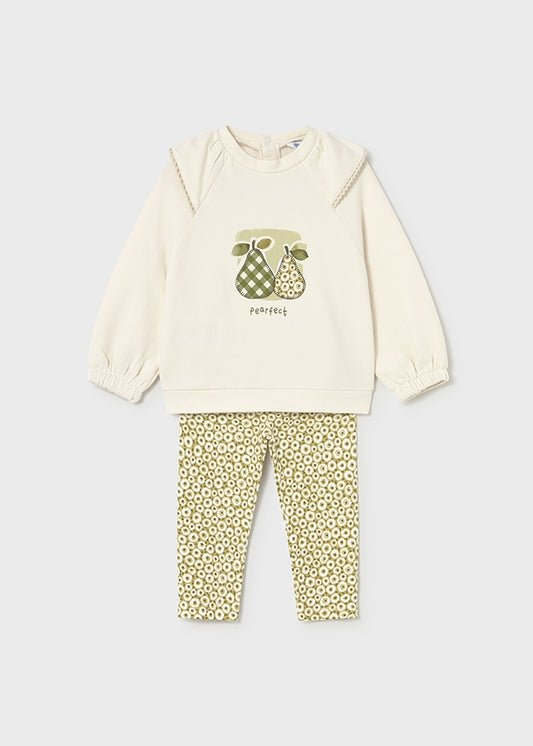 Conj. leggings sweat - mayoral - Baby menina - AW25-2741