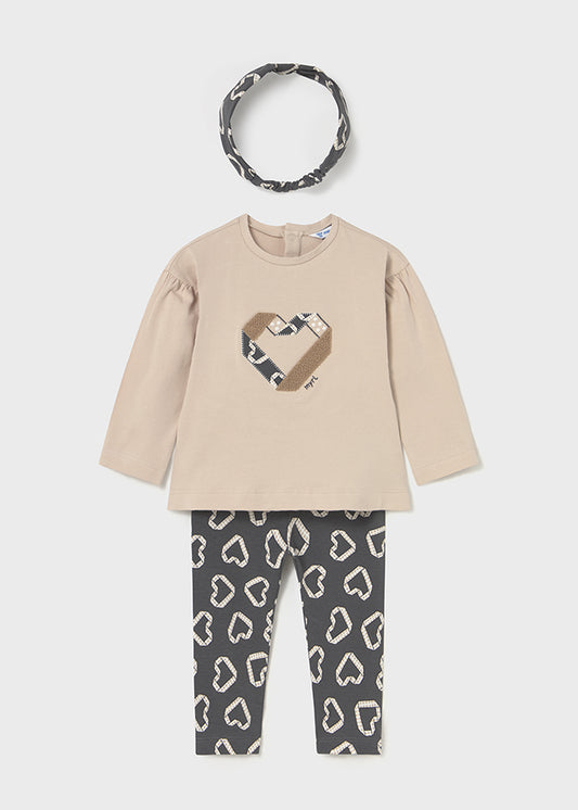 Conj.legginga com bandolete - mayoral - Baby menina - AW25-2744