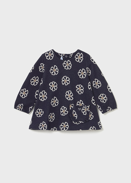 Vestido malha jacquard - mayoral - Baby menina - AW25-2918