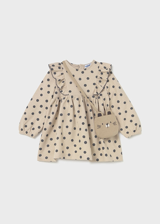 Vestido estampado c/bolso - mayoral - Baby menina - AW25-2920