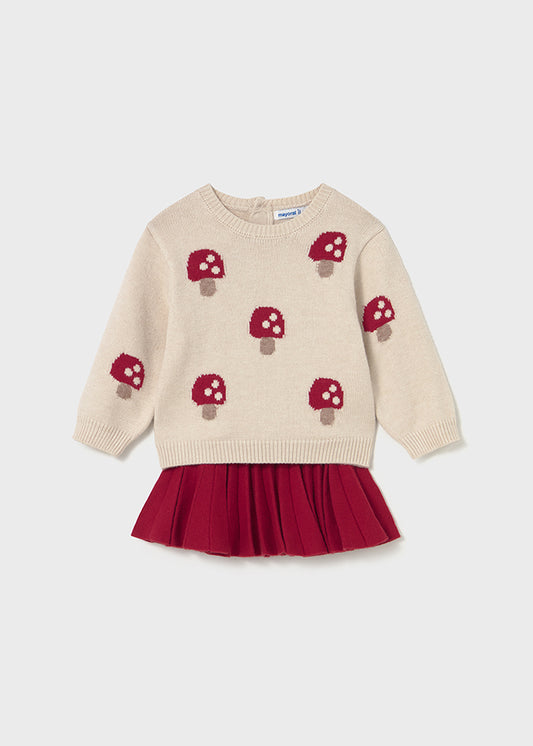 Conj. saia tricô - mayoral - Baby menina - AW25-2925