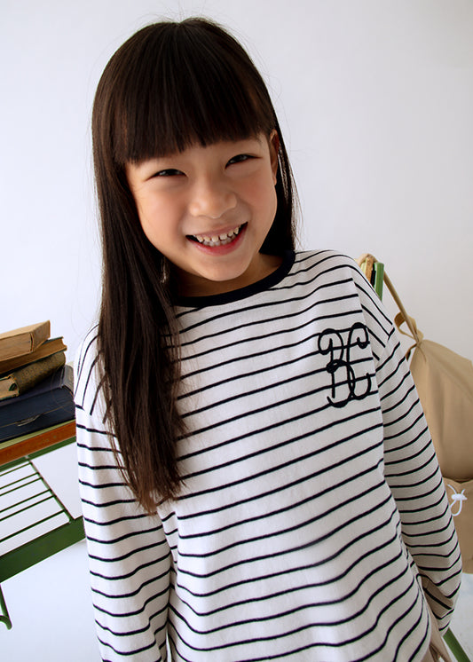 Camiseta riscas - mayoral - Mini Menina - AW25-4013