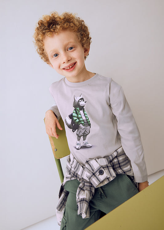 Camisola "wolf" - mayoral - Mini Menino - AW25-4083