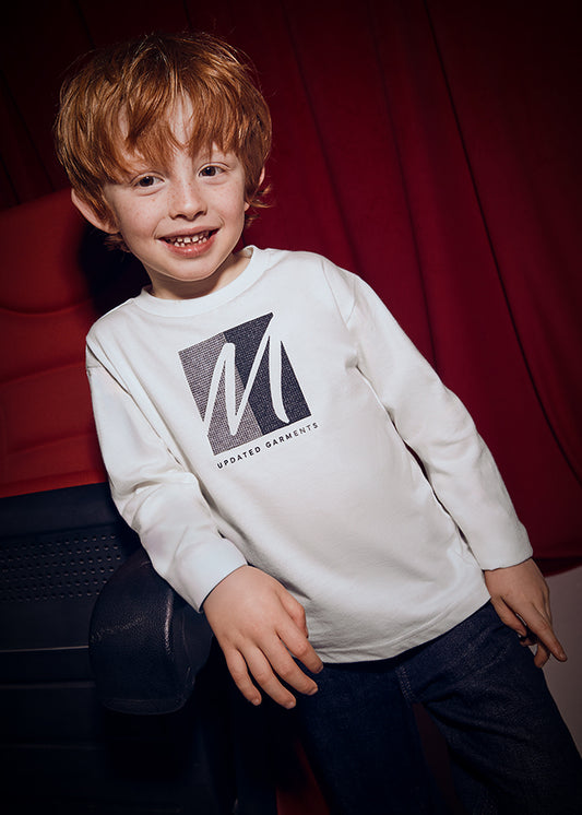 Camisola aplicações - mayoral - Mini Menino - AW25-4086
