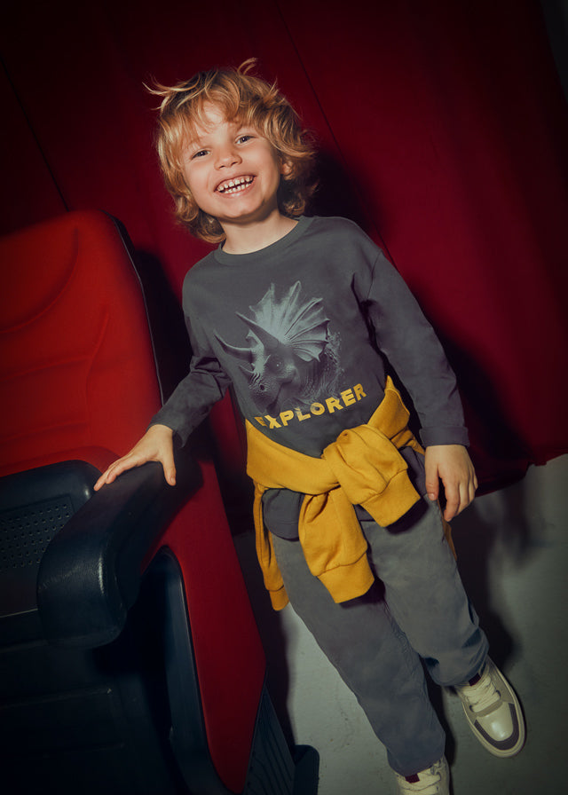 Camiseta m/l "explorer" - mayoral - Mini Menino - AW25-4090