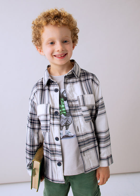 Sobrecamisa xadrez - mayoral - Mini Menino - AW25-4123