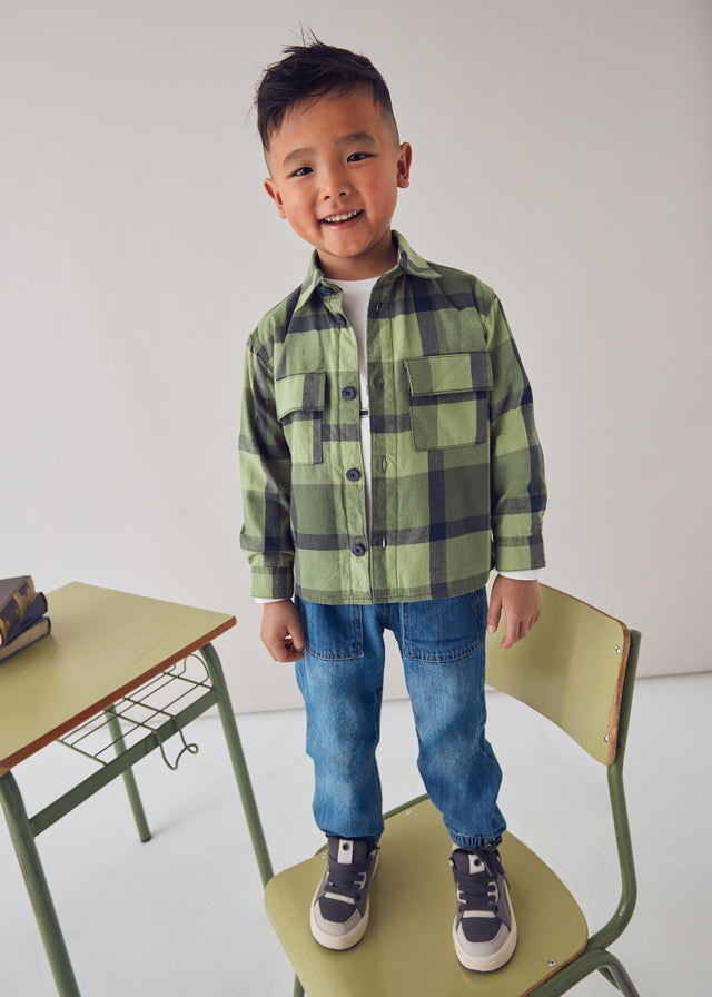 Sobrecamisa xadrez - mayoral - Mini Menino - AW25-4123