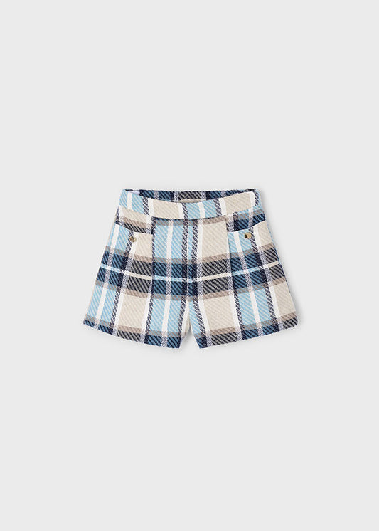 Bermuda xadrez - mayoral - Mini Menina - AW25-4225