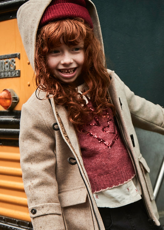 Jersey bordado lantejoulas - mayoral - Mini Menina - AW25-4305