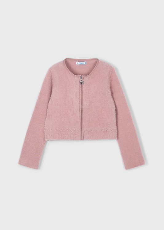 Casaco tricot pêlo - mayoral - Mini Menina - AW25-4310