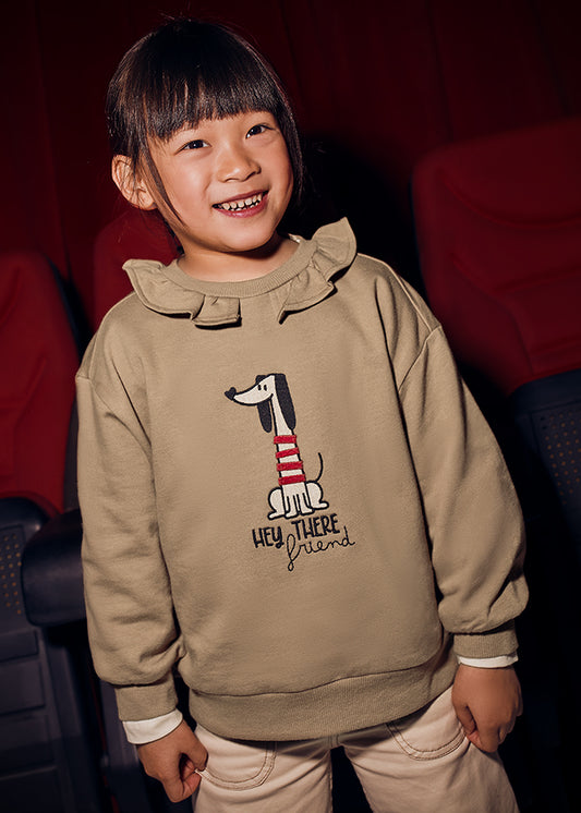 Sweat gola folho - mayoral - Mini Menina - AW25-4430