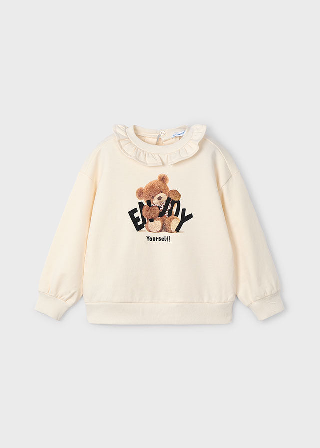 Sweat gola folho - mayoral - Mini Menina - AW25-4430