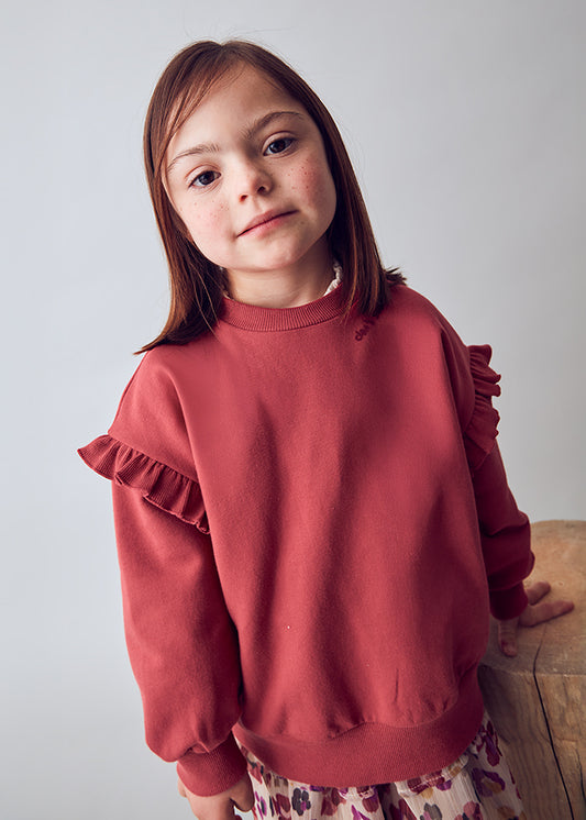 Sweat folho mangas - mayoral - Mini Menina - AW25-4433