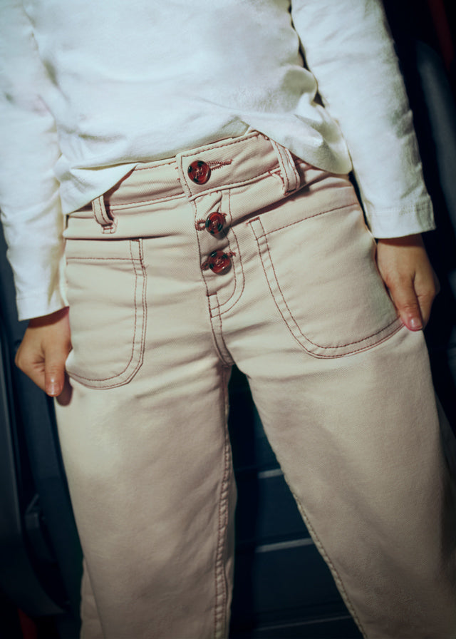 Calça sarja marine - mayoral - Mini Menina - AW25-4576