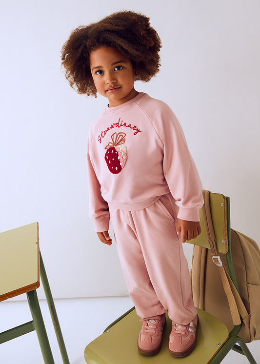 Fato treino loose bordado - mayoral - Mini Menina - AW25-4893