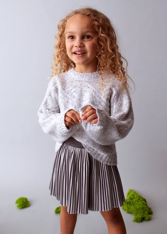 Saia plissada - mayoral - Mini Menina - AW25-4903
