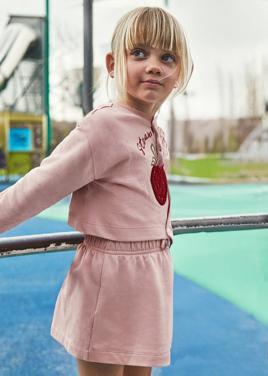Vestido felpa 2 peças - mayoral - Mini Menina - AW25-4927