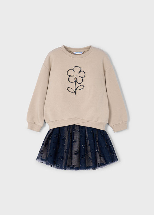 Conj. saia tule fantasia - mayoral - Mini Menina - AW25-4936