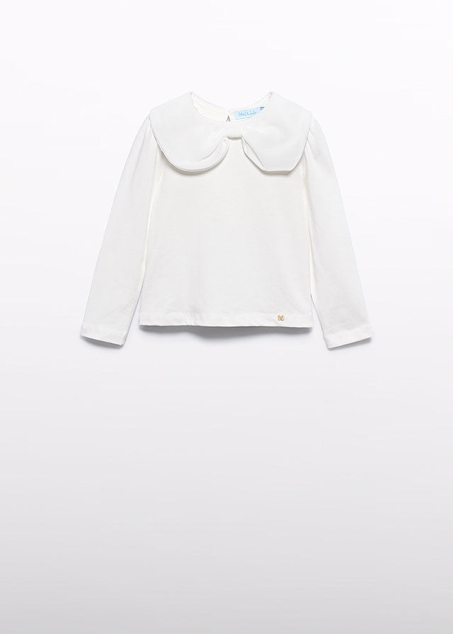 Blusa laçada - Abel & Lula - A&L Mini Menina - AW25-5610