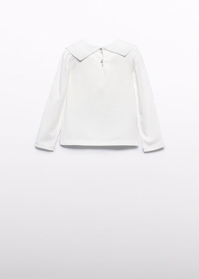 Blusa laçada - Abel & Lula - A&L Mini Menina - AW25-5610