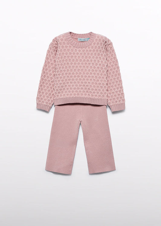Conj. calça tricot - Abel & Lula - A&L Baby Menina - AW25-5714