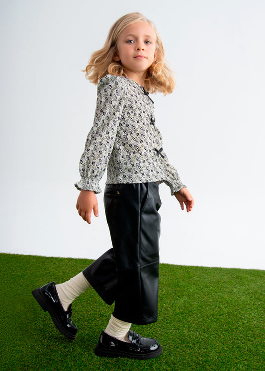 Calça culotte - Abel & Lula - A&L Mini Menina - AW25-5726