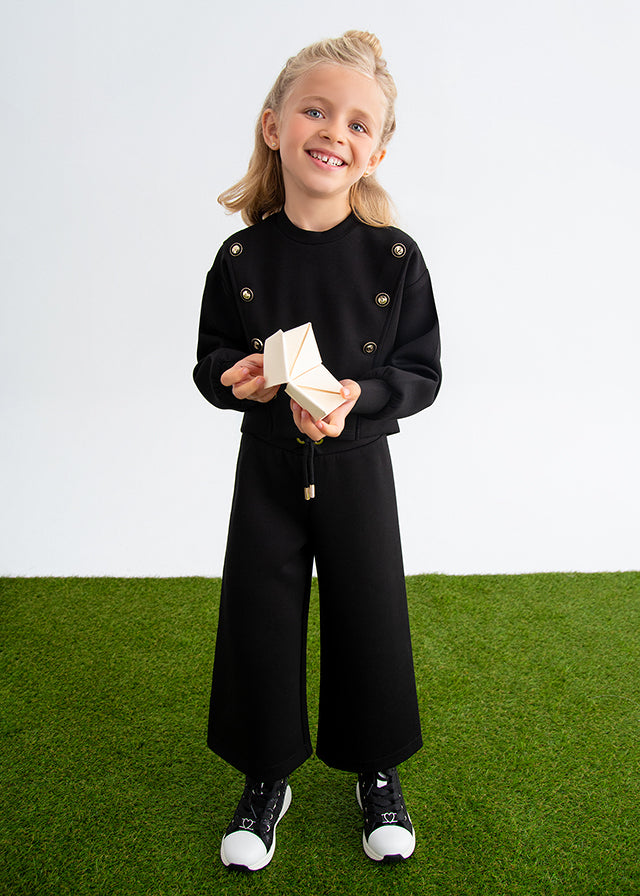 Conj. calça casaco - Abel & Lula - A&L Mini Menina - AW25-5730