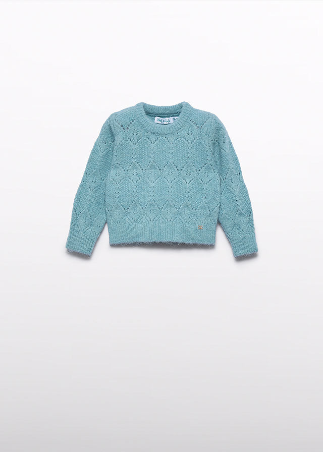 Jersey gola alta tricot - Abel & Lula - A&L Baby Menina - AW25-5816