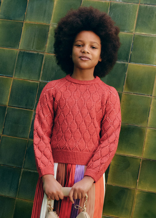 Jersey brilho - Abel & Lula - A&L Mini Menina - AW25-5831
