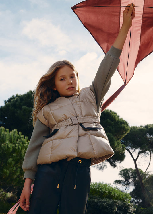 Colete acolchoado - Abel & Lula - A&L Mini Menina - AW25-5839